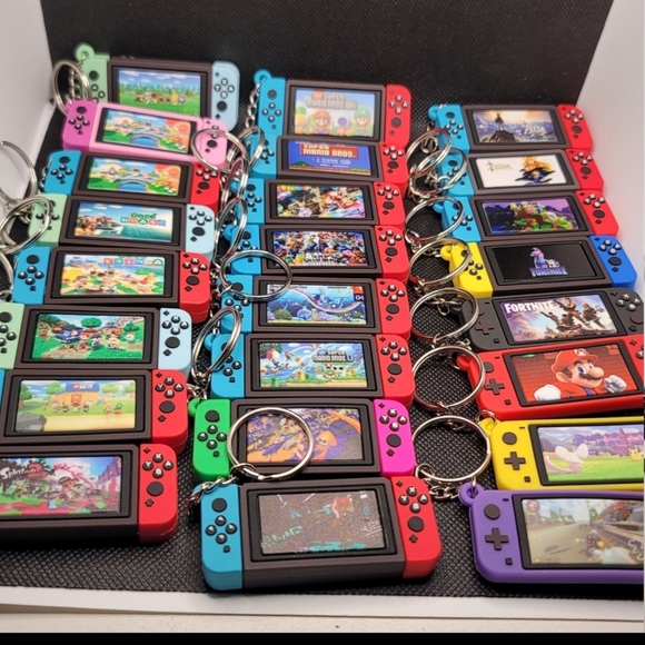 24× Collectable Nintendo Switch Keychains - Ultimate Edition with Exclusives